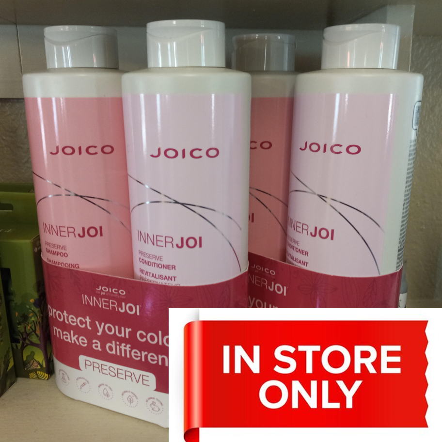 Rehydrate parched hair strands with the Joico InnerJoi Hydrate Shampoo &amp; Conditioner Duo. - Mountain Lakes Mall