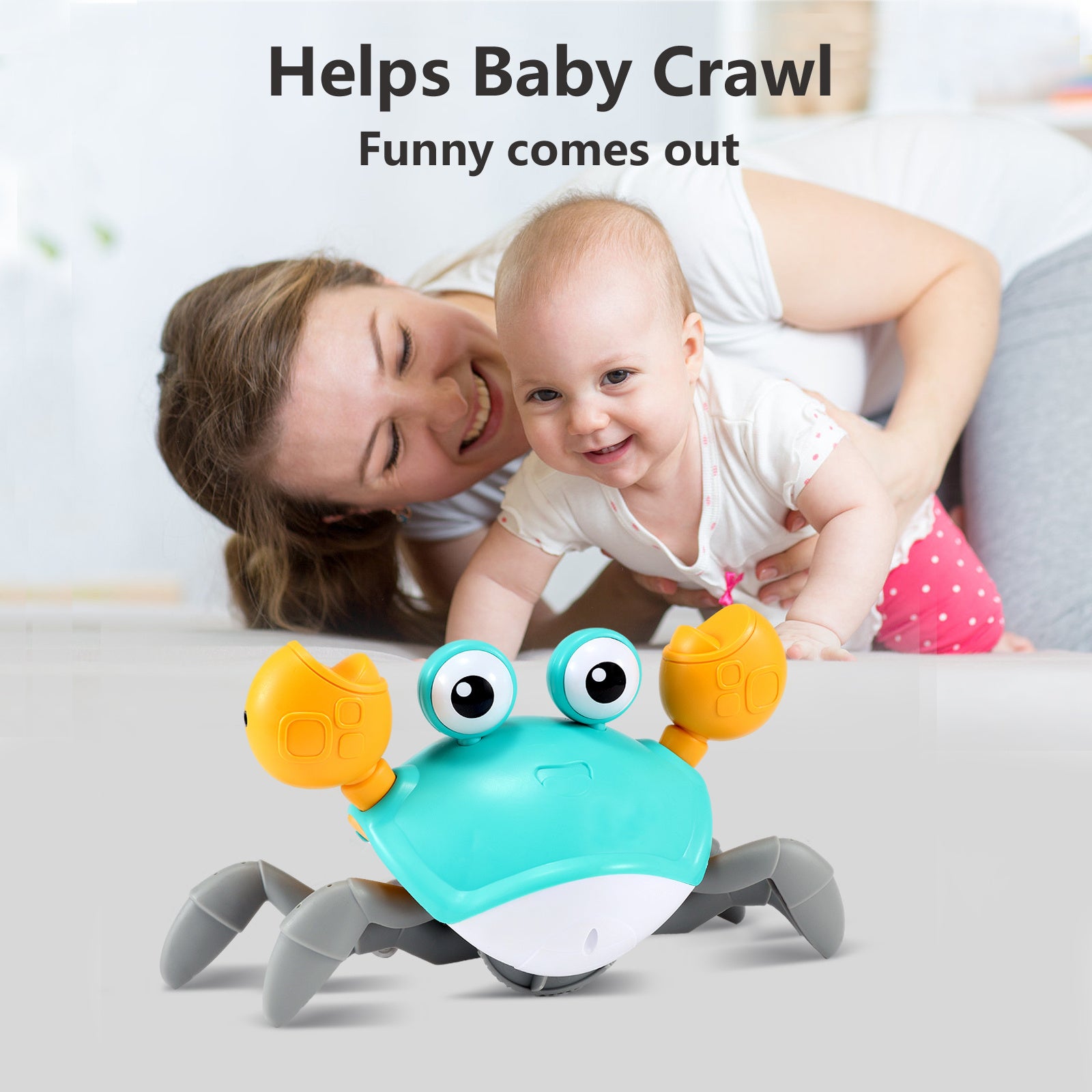 Crawling Crab Toy - Crawly Crabby Tummy Time Toys - Mountain Lakes Mall