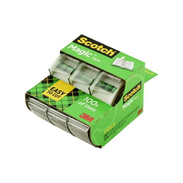 Scotch Magic Tape Dispenser. ¾ in. x 325 in., 3 Dispenser - Mountain Lakes Mall