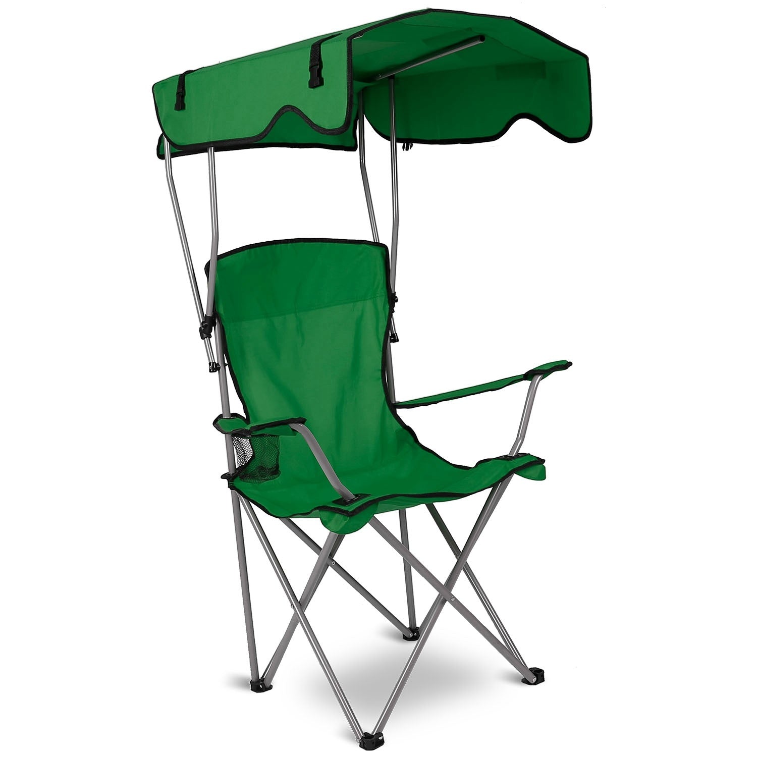 Foldable Beach Canopy Chair Sun Protection Camping Lawn Canopy Chair 330LBS Load Folding Seat Mountain Lakes Mall