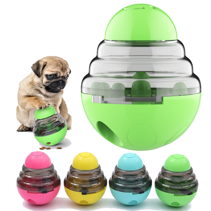 Dog Toys Food Ball Food Dispenser Training Balls Interactive Puppy Cat Slow Feed Pet Tumbler Toy Dogs Puzzle Toys Pet Supplies - Mountain Lakes Mall