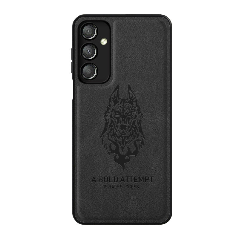 Case for Samsung Galaxy A24 4G Phone Case Soft TPU Samsung Galaxy A24 4G Phone Case(Samsung Galaxy A24 4G-tiepi-wolf-hei) - Mountain Lakes Mall