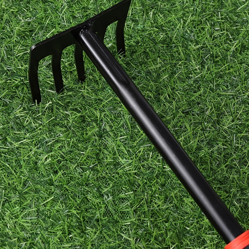 1pc Five-tooth Rake; Garden Tool For Gardening Weeding Transplanting & Digging - Mountain Lakes Mall