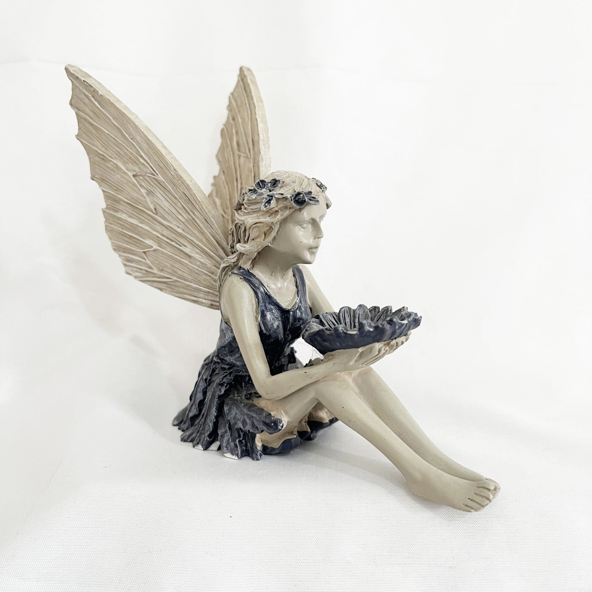 1pc Miniature Fairy Resin Statue, Resin Craft For Garden Yard - Mountain Lakes Mall