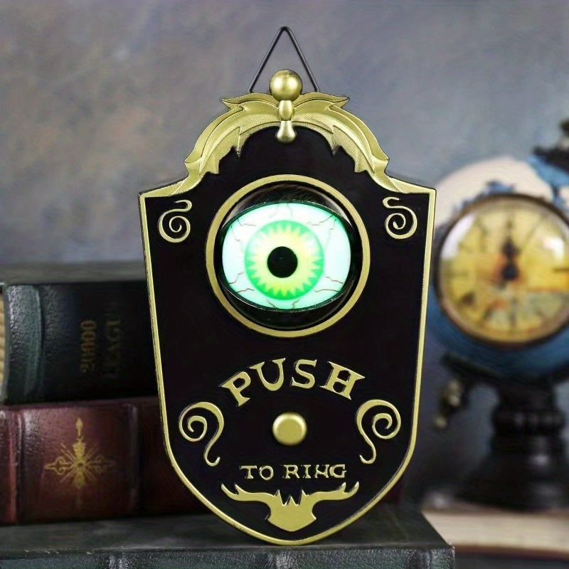 Halloween Decoration, Ghost Doorbell Animated Eyeball Halloween Decoration With Spooky Sounds - Mountain Lakes Mall