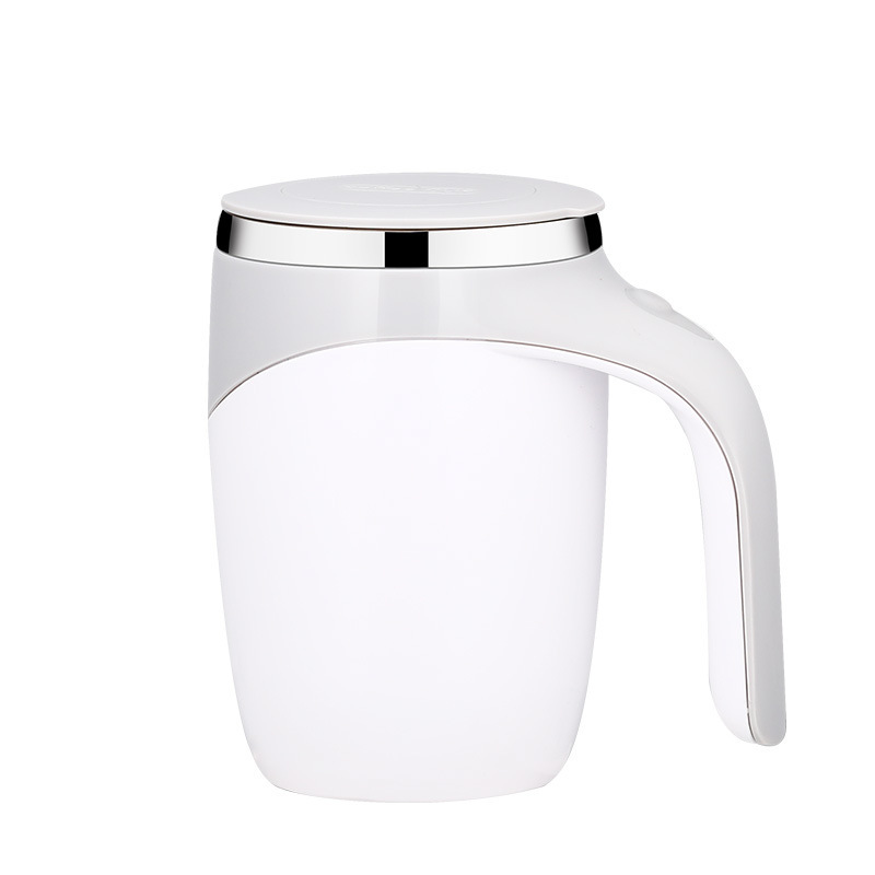 Self Stirring Mug - Rechargeable Automatic Magnetic Electric Coffee Mug, Rotating Cute Mixing Cup Tasse, To Stir Office/Kitchen/Travel/Home Coffee/Tea/Hot Chocolate/Milk-450 ml/15.2 oz - Mountain Lakes Mall