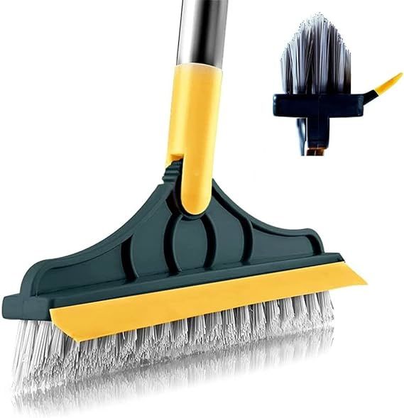 Bathroom Long Handle Floor Gap Wiper No Dead Corner Hard Bristle Floor Cleaning Ceramic Tile Brush - Mountain Lakes Mall