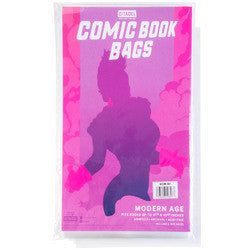 Modern Age Comic Book Bags, 100-pack - Mountain Lakes Mall