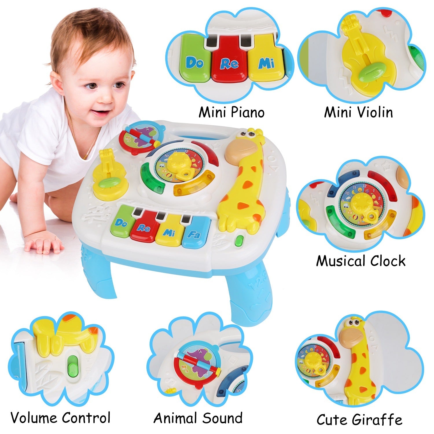 Toddler Musical Learning Table Educational - Mountain Lakes Mall