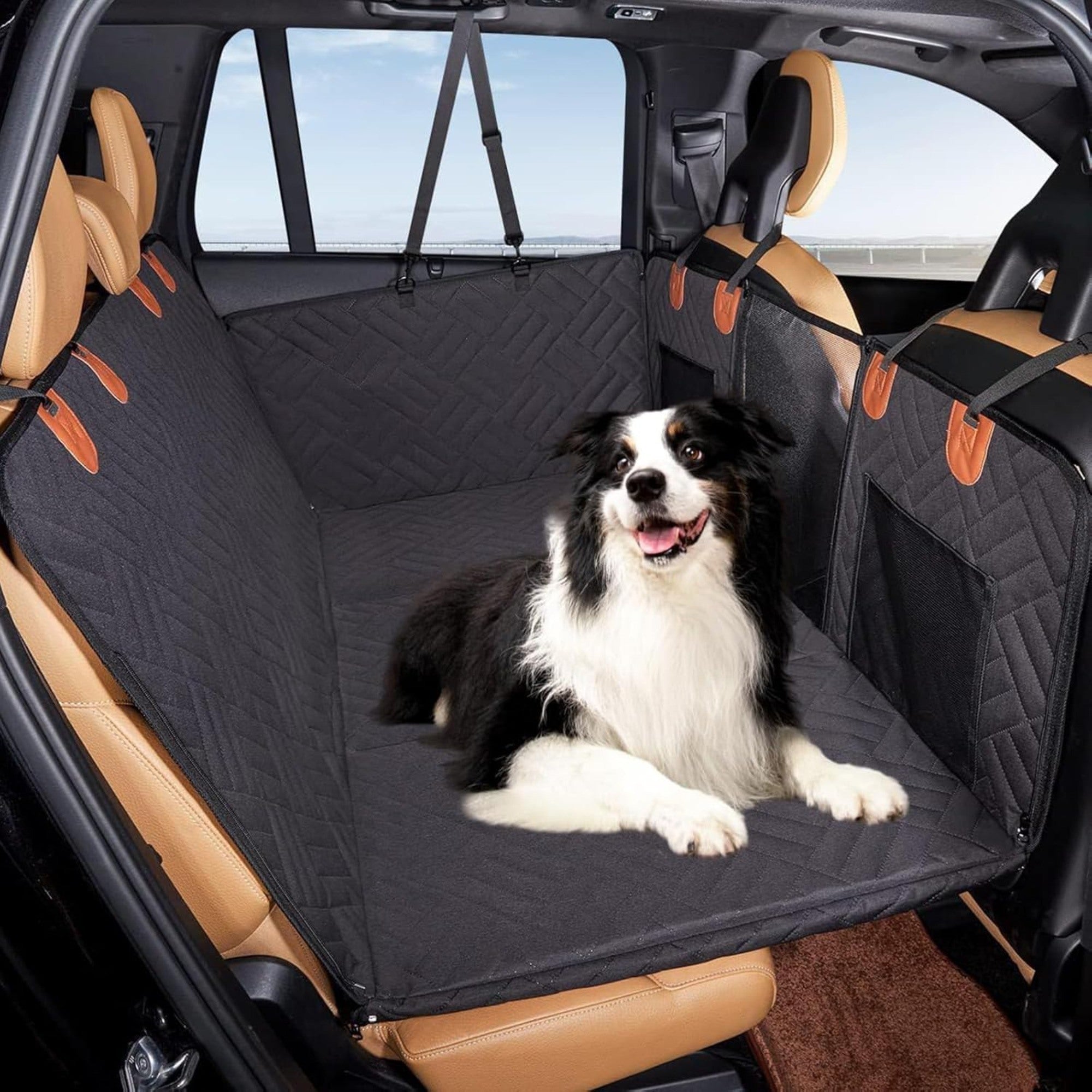 Car passenger car seat cover Can prevent pet hair, sharp claws, dust, and accidental damage to your vehicle(Hard pad) - Mountain Lakes Mall