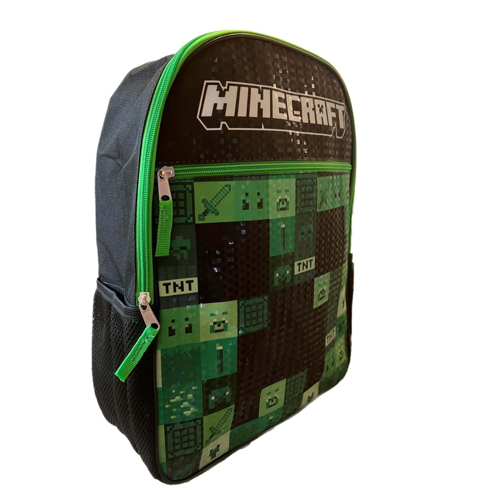 Minecraft Backpack 16" Creeper TNT Kids - Mountain Lakes Mall