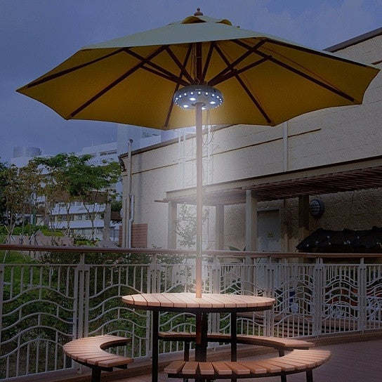 UFO 360 Patio Umbrella Light with 28 LED Ring - Mountain Lakes Mall