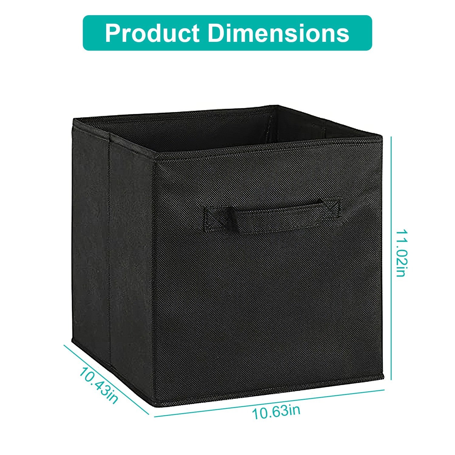 2 Sets Storage Bin Non-Woven Fabric Cube Organizer - Mountain Lakes Mall