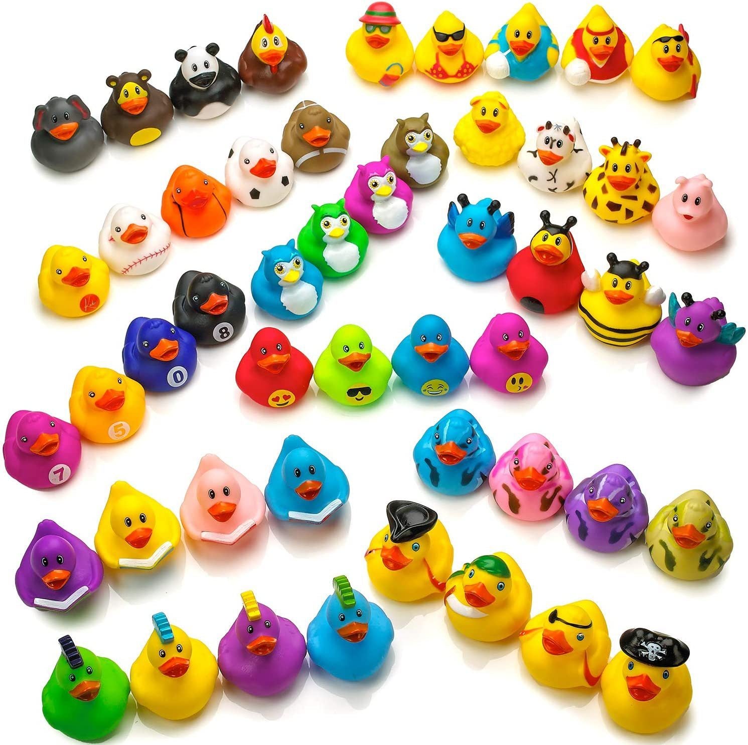 Assorted Rubber Ducks Toy Duckies for Kids and Toddlers - Mountain Lakes Mall