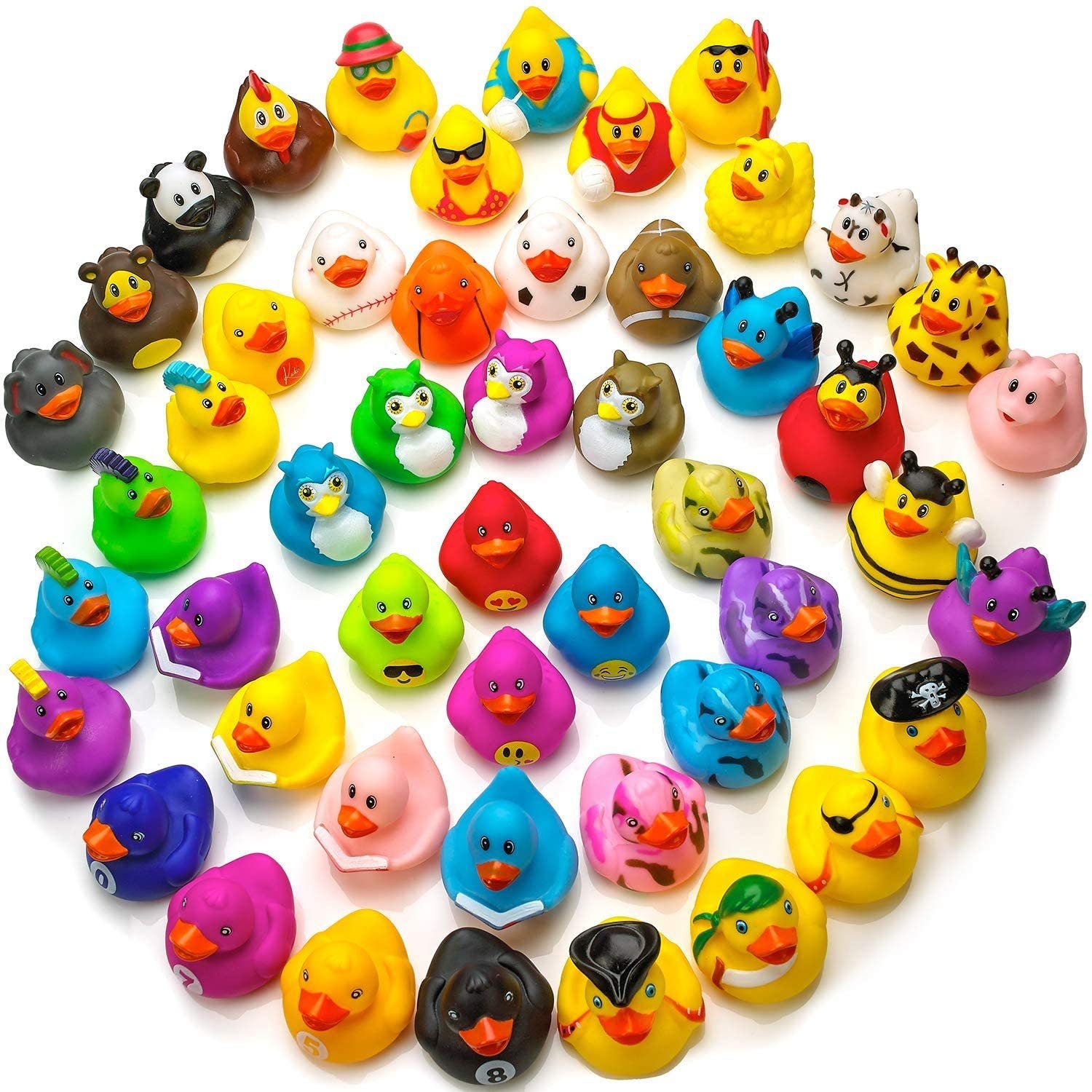 Assorted Rubber Ducks Toy Duckies for Kids and Toddlers - Mountain Lakes Mall