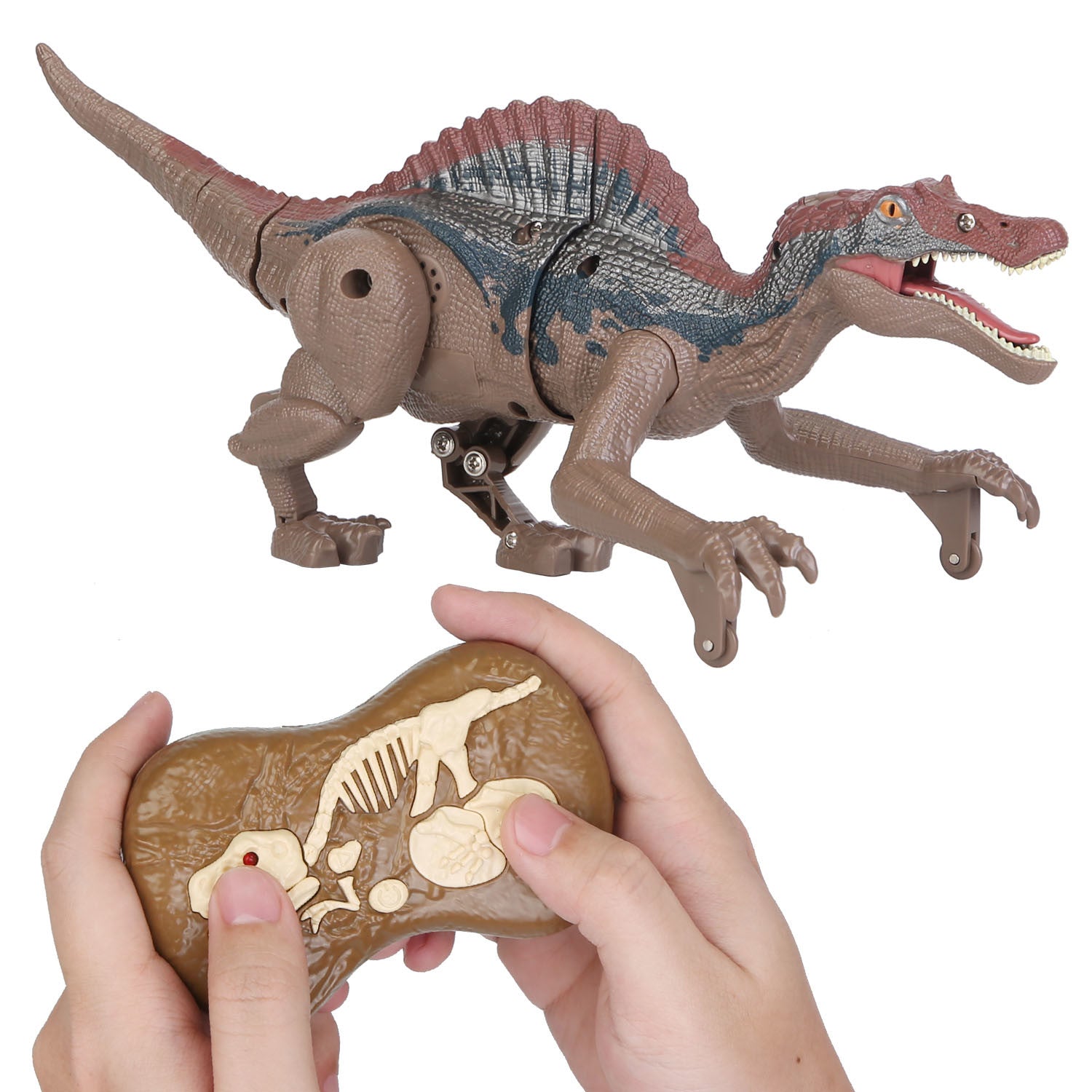 Remote Control Dinosaur Toys Jurassic Realistic RC Dinosaur Rechargeable T-Rex - Mountain Lakes Mall