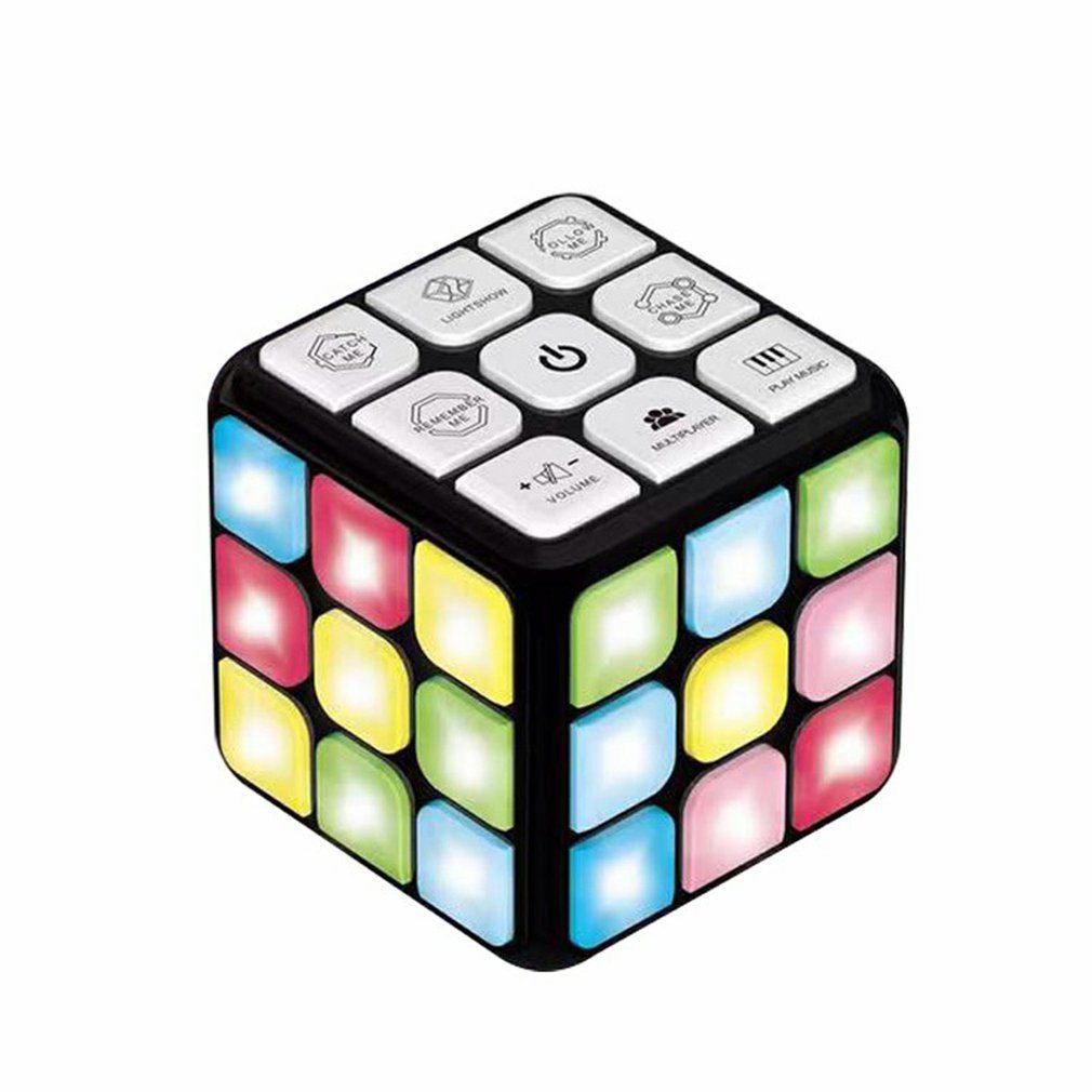 Smart Voice Cube 3X3 Magic Electronic Flashing Cube Kid Intelligence Develop Toys Magnetic Memory Brain Game - Mountain Lakes Mall