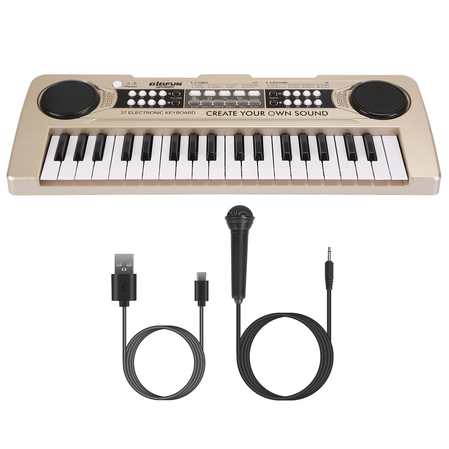 37 Keys Digital Music Electronic Keyboard Electric Piano Musical Instrument Kids Learning - Mountain Lakes Mall