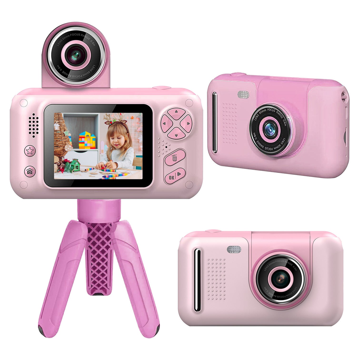 Kids Digital Camera with Flip Lens Children Video Camcorder - Mountain Lakes Mall