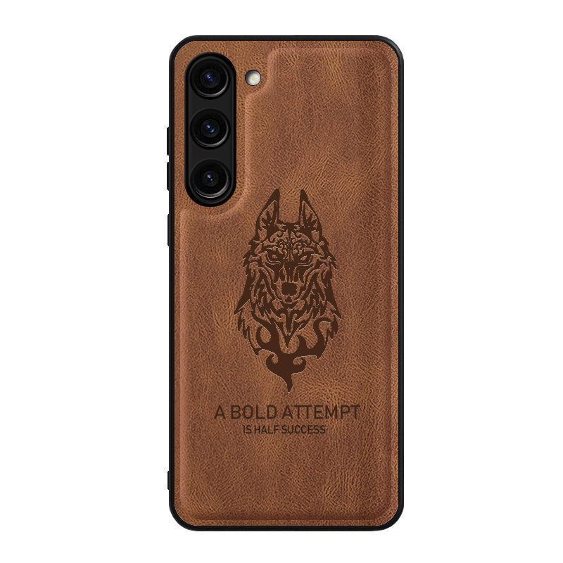 Case for Samsung Galaxy S23 Phone Case Soft TPU Samsung Galaxy S23 Phone Case(Samsung Galaxy S23-tiepi-wolf-hei) - Mountain Lakes Mall