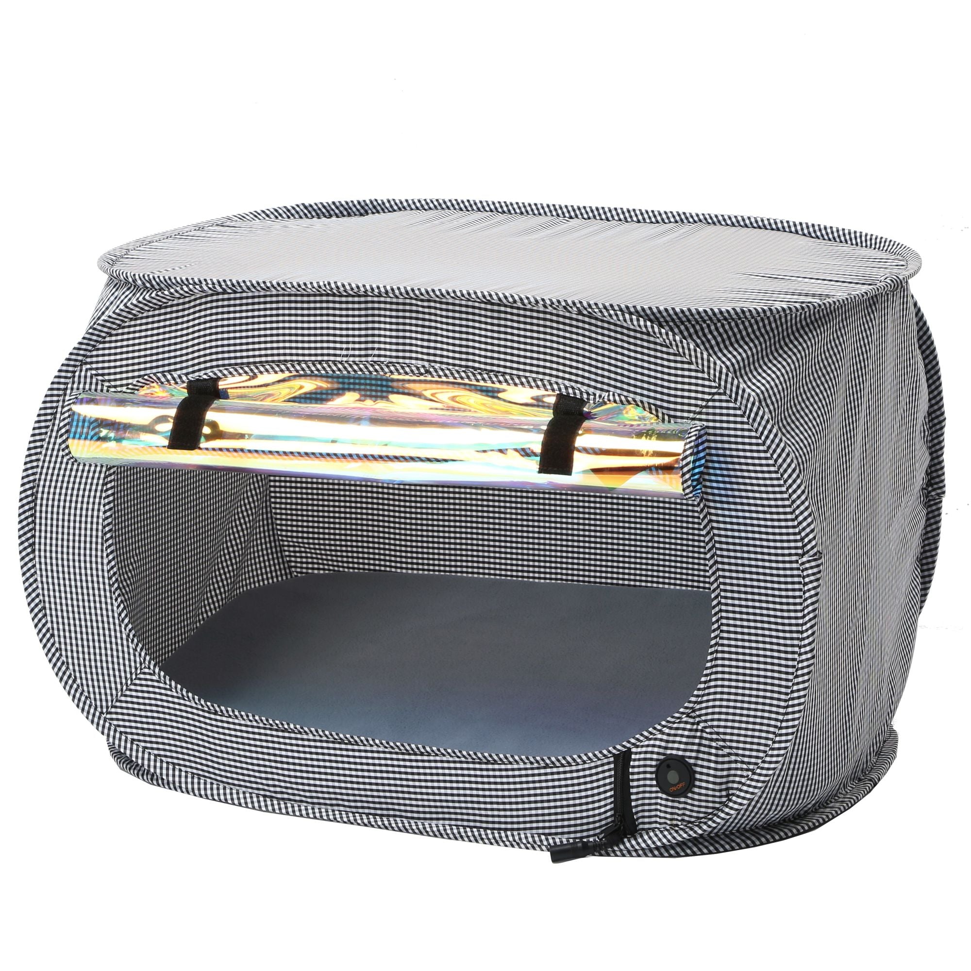 Pet Life "Enterlude" Electronic Heating Lightweight and Collapsible Pet Tent - Mountain Lakes Mall