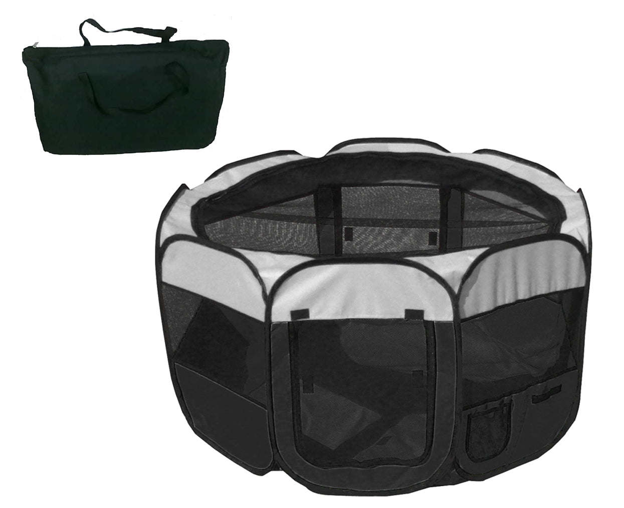 All-Terrain' Lightweight Easy Folding Wire-Framed Collapsible Travel Pet Playpen - Mountain Lakes Mall