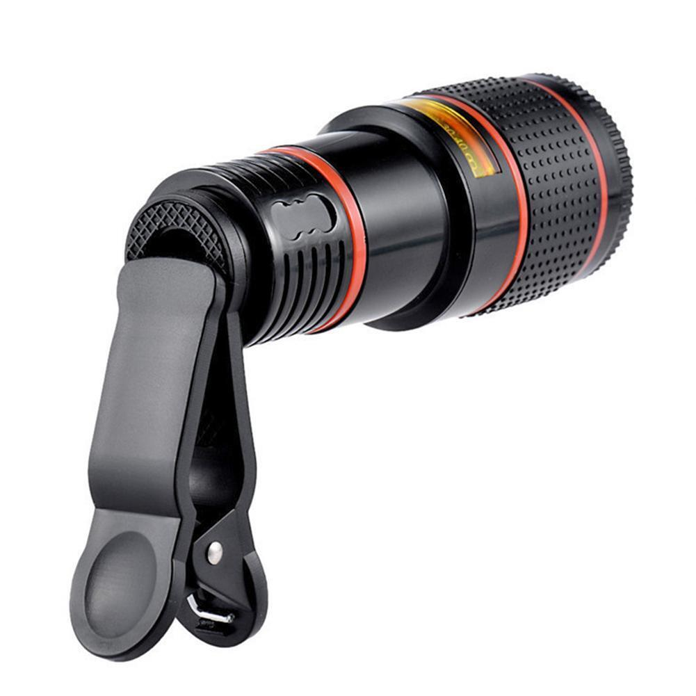 HD 8X Clip On Optical Zoom Telescope Camera Lens For Universal Mobile Cell Phone - Mountain Lakes Mall