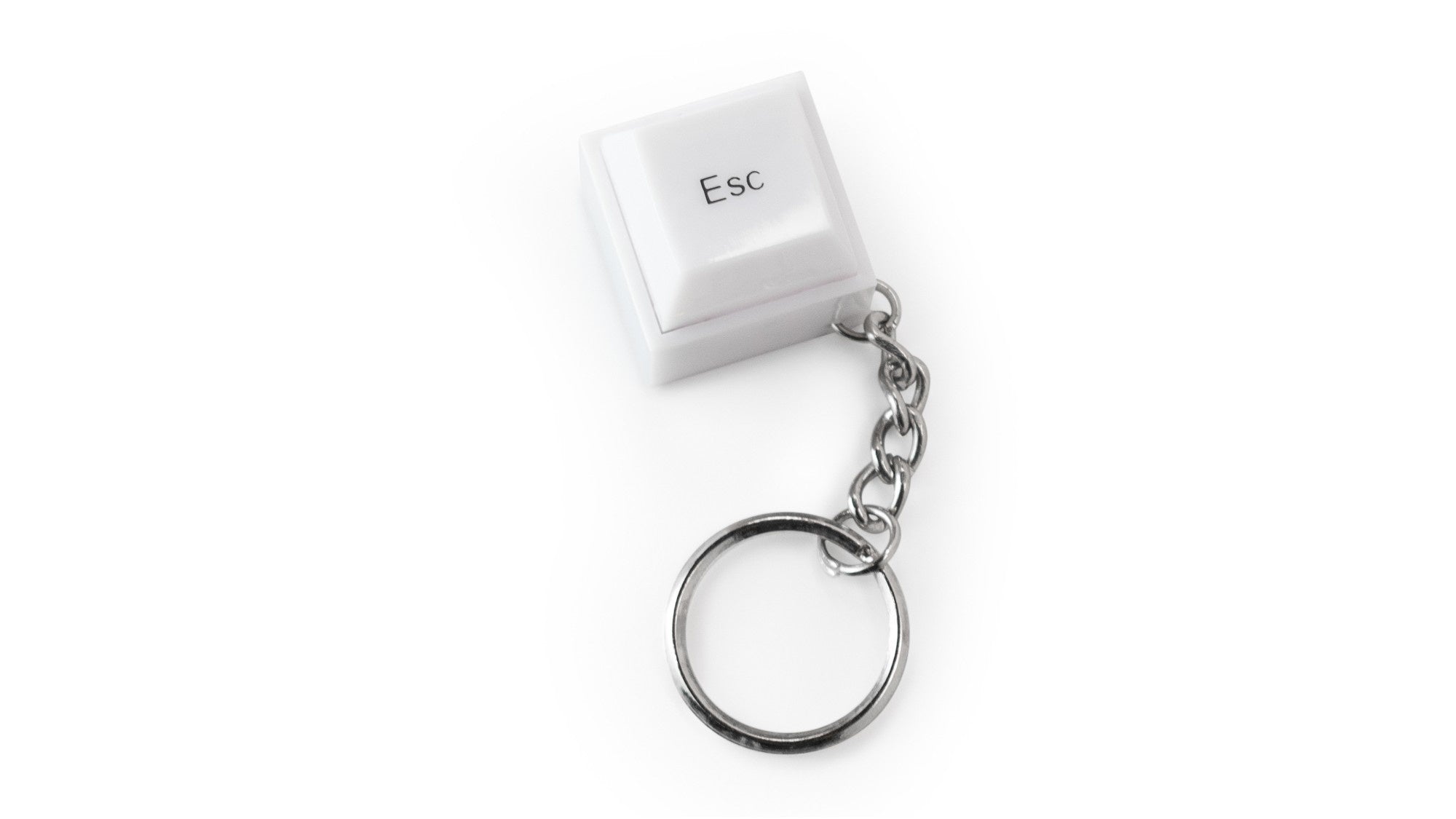 Esc Keyboard Button with Super Bright White LED Keychain Fidget Button - Mountain Lakes Mall