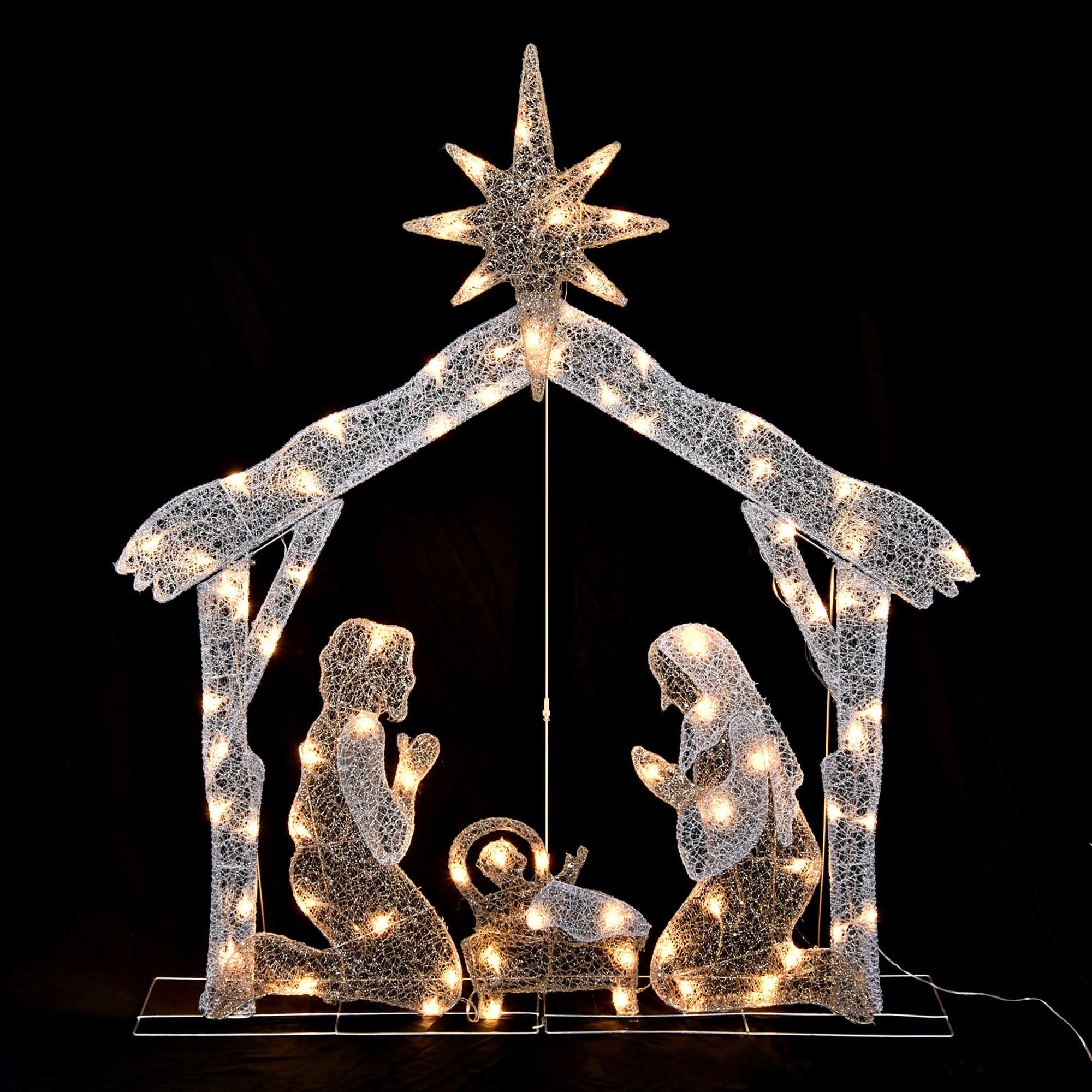 4 ft LED Holy Family Nativity(Christmas)