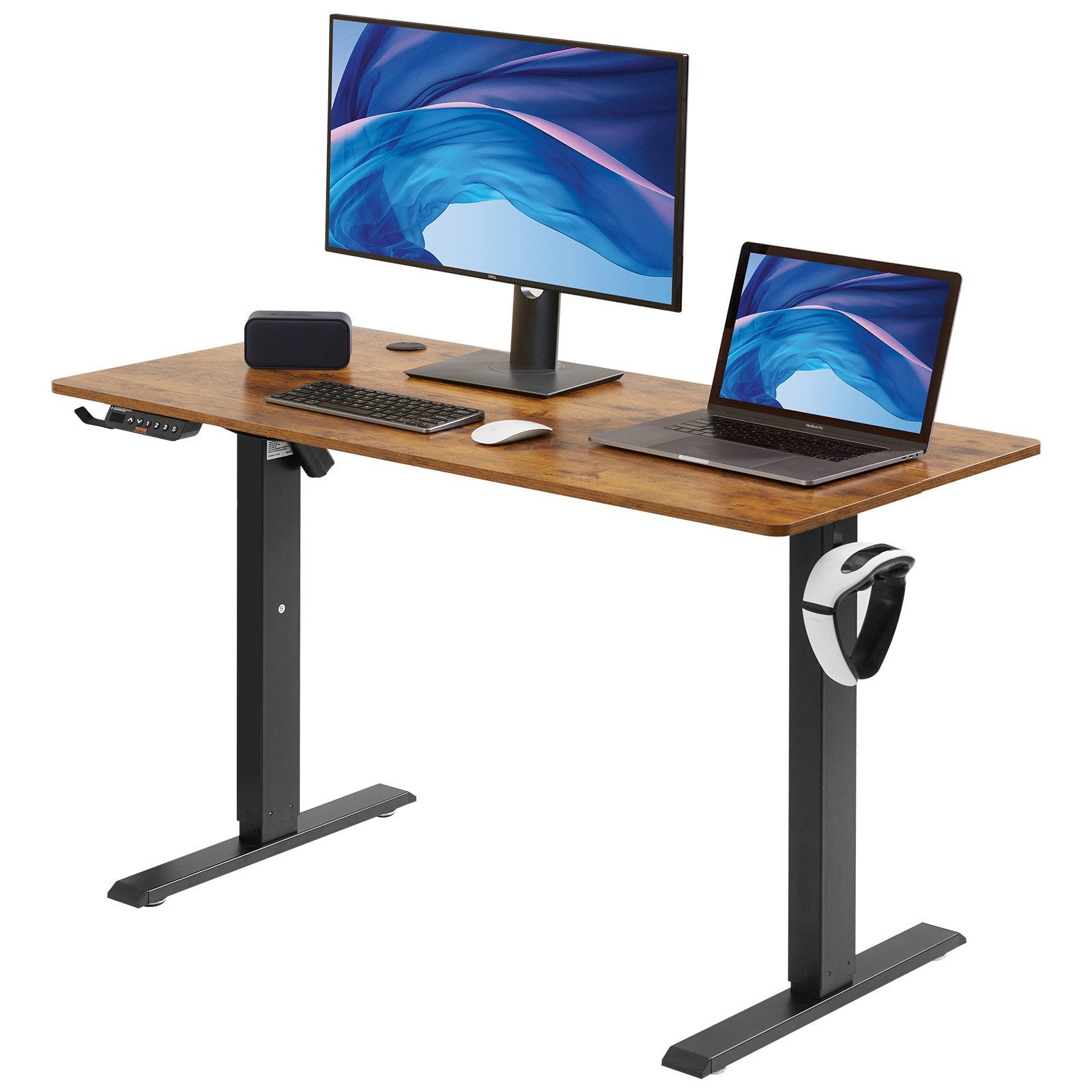 Height Adjustable Desk, 55.1 x 23.6 in, 3-Key Modes Electric Standing Desk - Mountain Lakes Mall