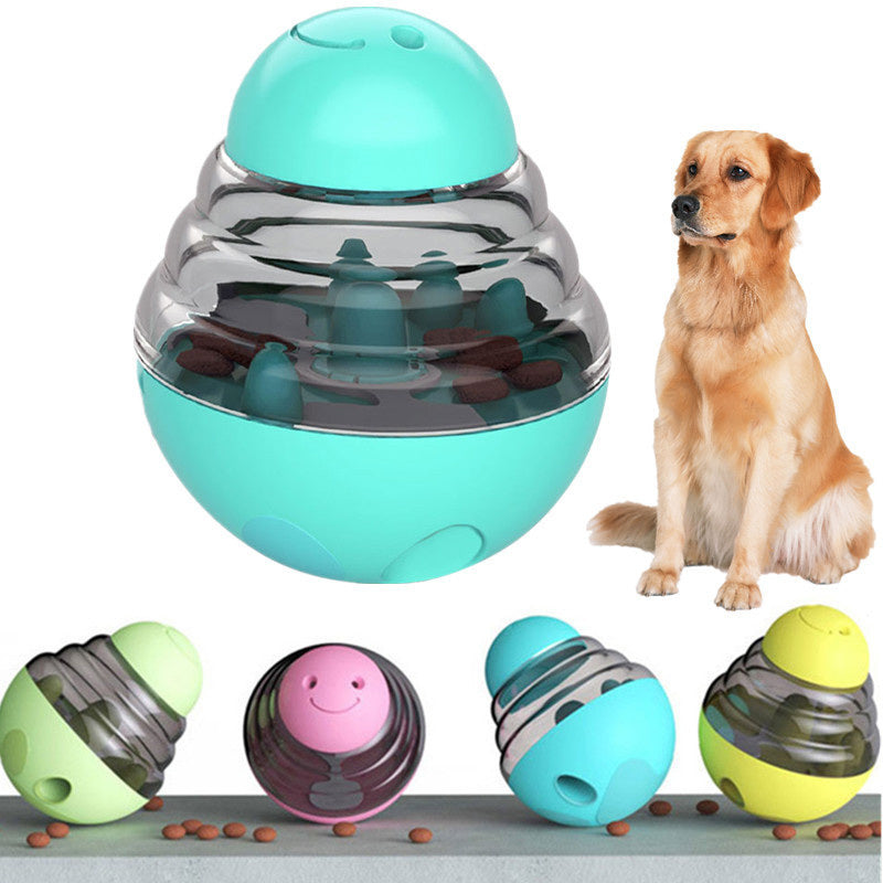 Dog Toys Food Ball Food Dispenser Training Balls Interactive Puppy Cat Slow Feed Pet Tumbler Toy Dogs Puzzle Toys Pet Supplies - Mountain Lakes Mall