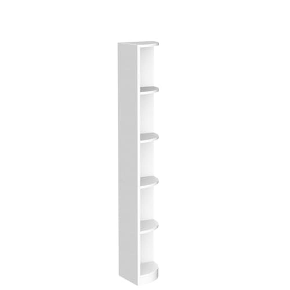 Modern 5-Tier Corner Shelf 70.8" Tall Free Standing Bookshelf Display Bookcase and Bookshelves Office Living Room Library Study - Mountain Lakes Mall