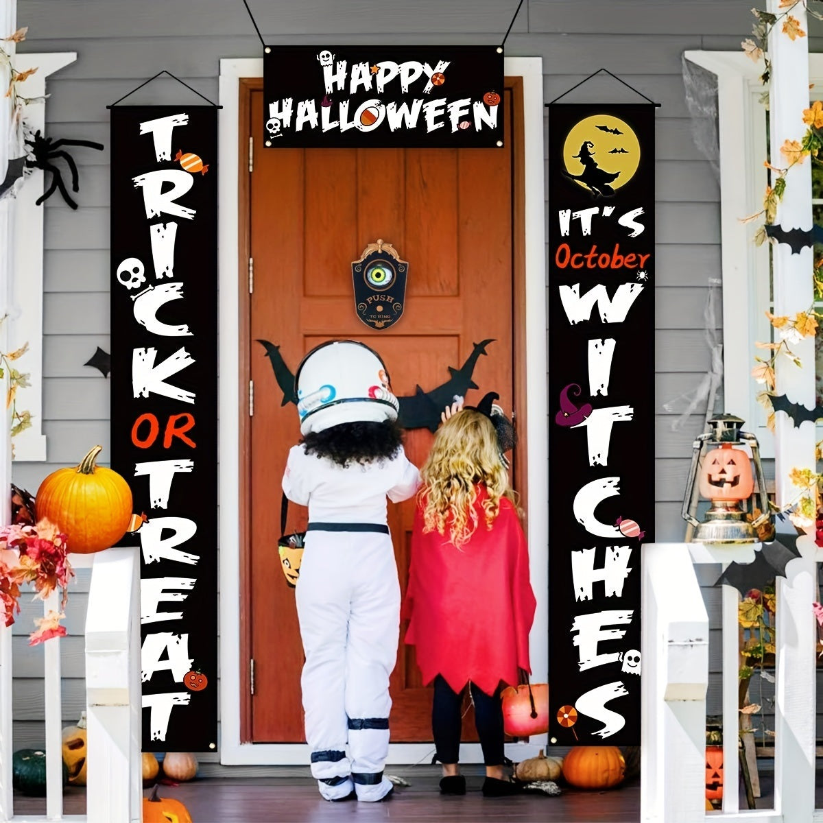 Halloween Decoration, Ghost Doorbell Animated Eyeball Halloween Decoration With Spooky Sounds - Mountain Lakes Mall