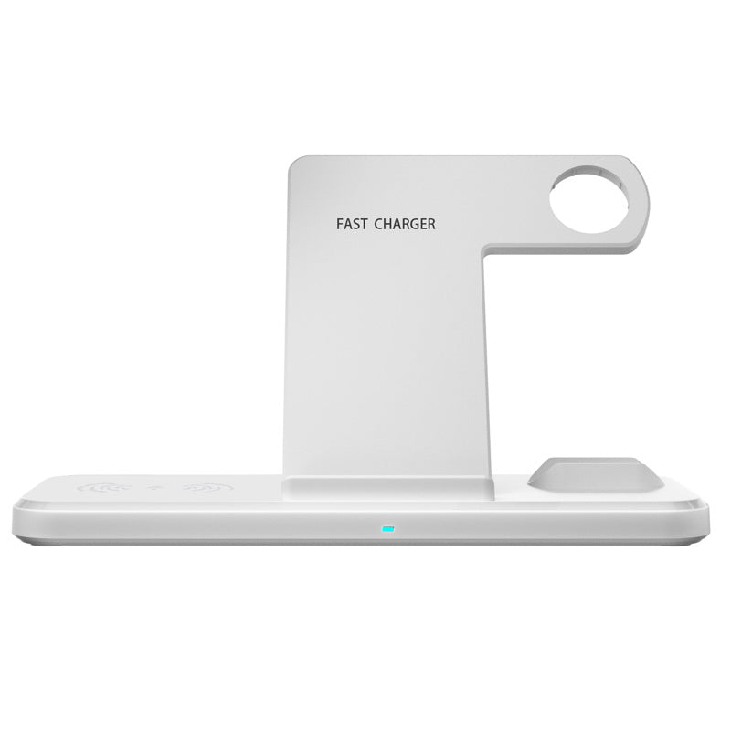 New Arrival 15W Fast Qi Mobile Phone Charging Station Dock 4 in 1 Foldable Stand Wireless Charger For iPhone Airpods Watch - Mountain Lakes Mall