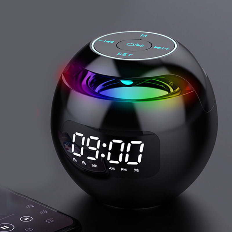 Wireless Portable Speaker With Clock Alarm & Human Body Induction - Mountain Lakes Mall