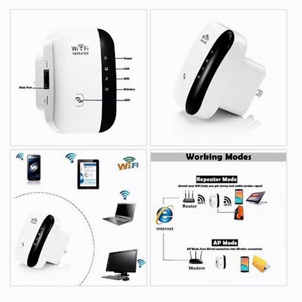 NEW! WiFi Range Extender Internet Booster Wireless Signal Repeater - Mountain Lakes Mall