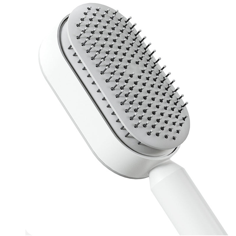 Self Cleaning Hair Brush For Women Massage Scalp Promote Blood Circulation Anti Hair Loss - Mountain Lakes Mall