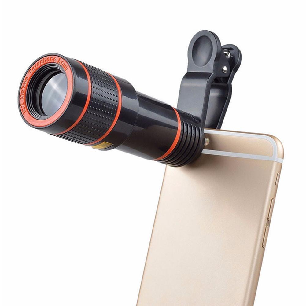 HD 8X Clip On Optical Zoom Telescope Camera Lens For Universal Mobile Cell Phone - Mountain Lakes Mall