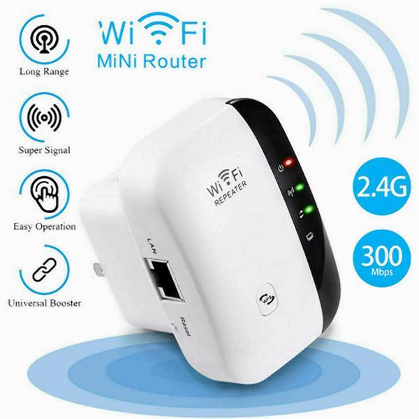 NEW! WiFi Range Extender Internet Booster Wireless Signal Repeater - Mountain Lakes Mall