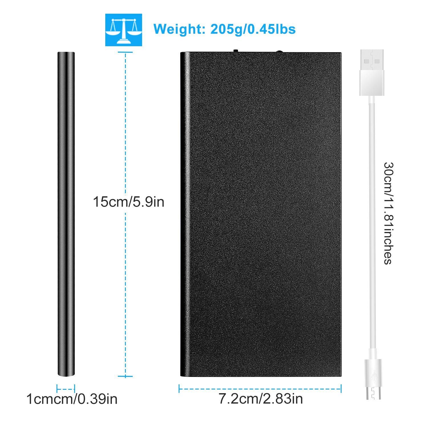 20000mAh Power Bank Ultra-thin External Battery Pack Phone Charger - Mountain Lakes Mall