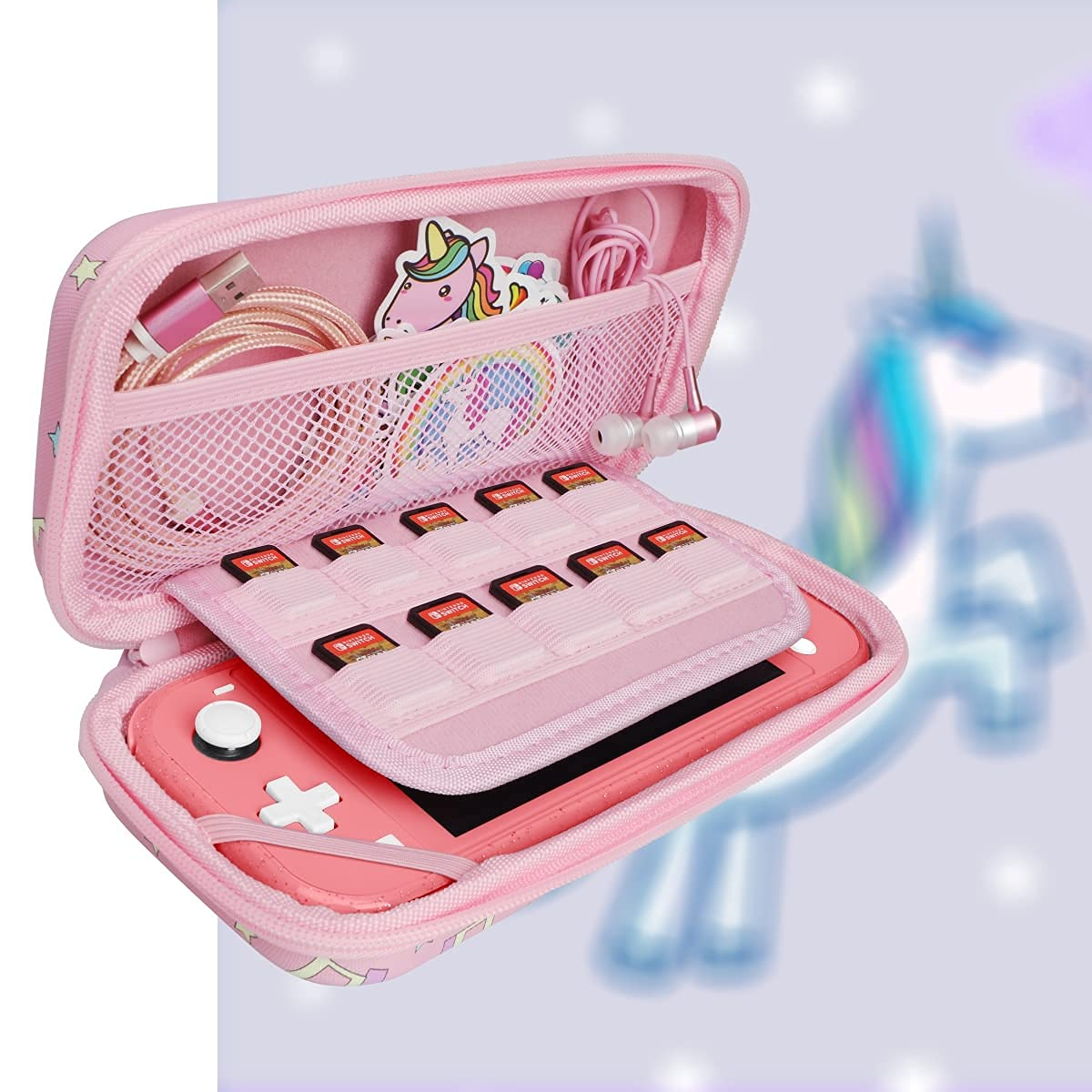 Pink Unicorn Carrying Case - Mountain Lakes Mall