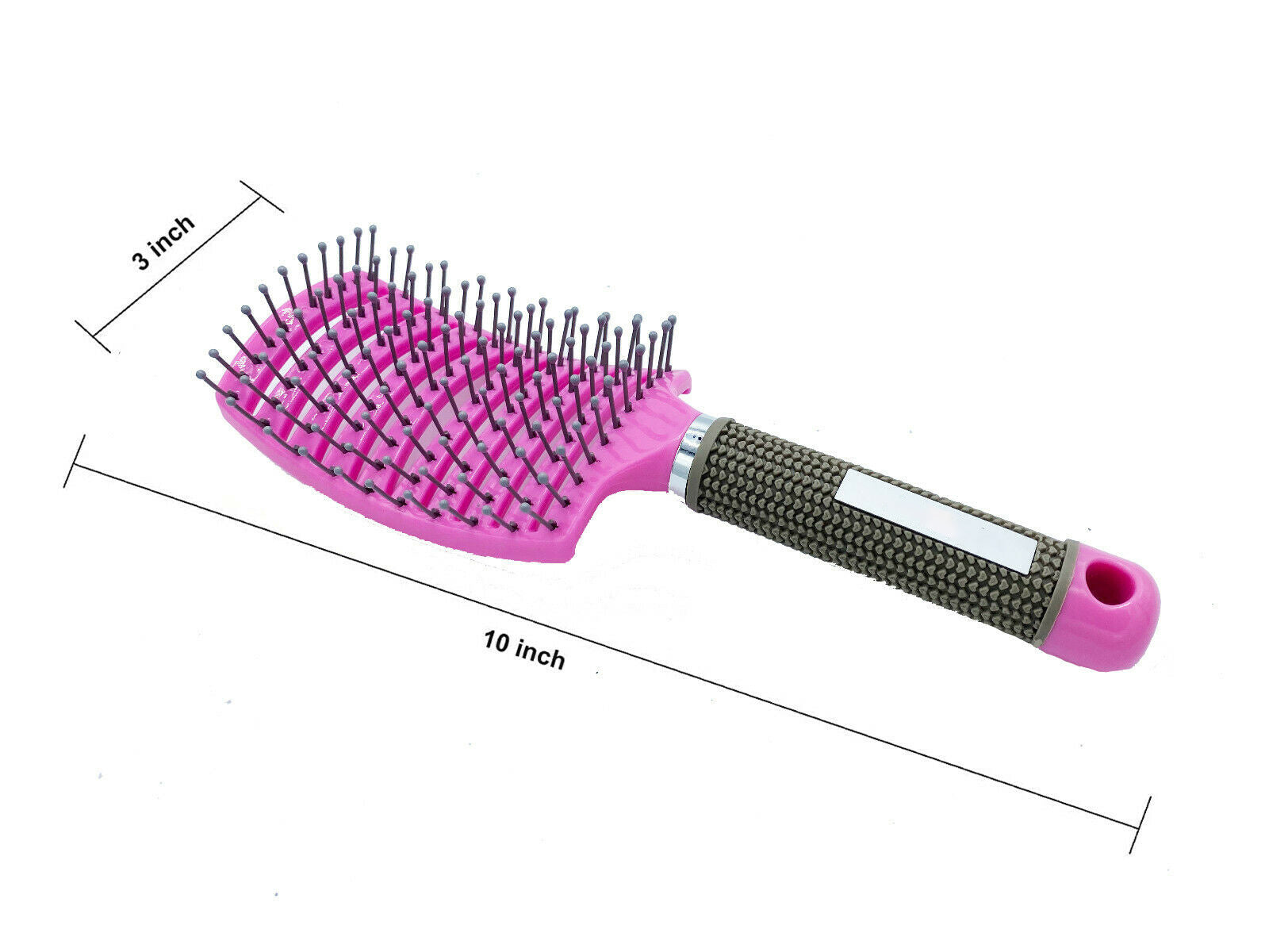 Hair Scalp Massage Brush Anti Static Curved Vented Styling Detangling Brush - Mountain Lakes Mall