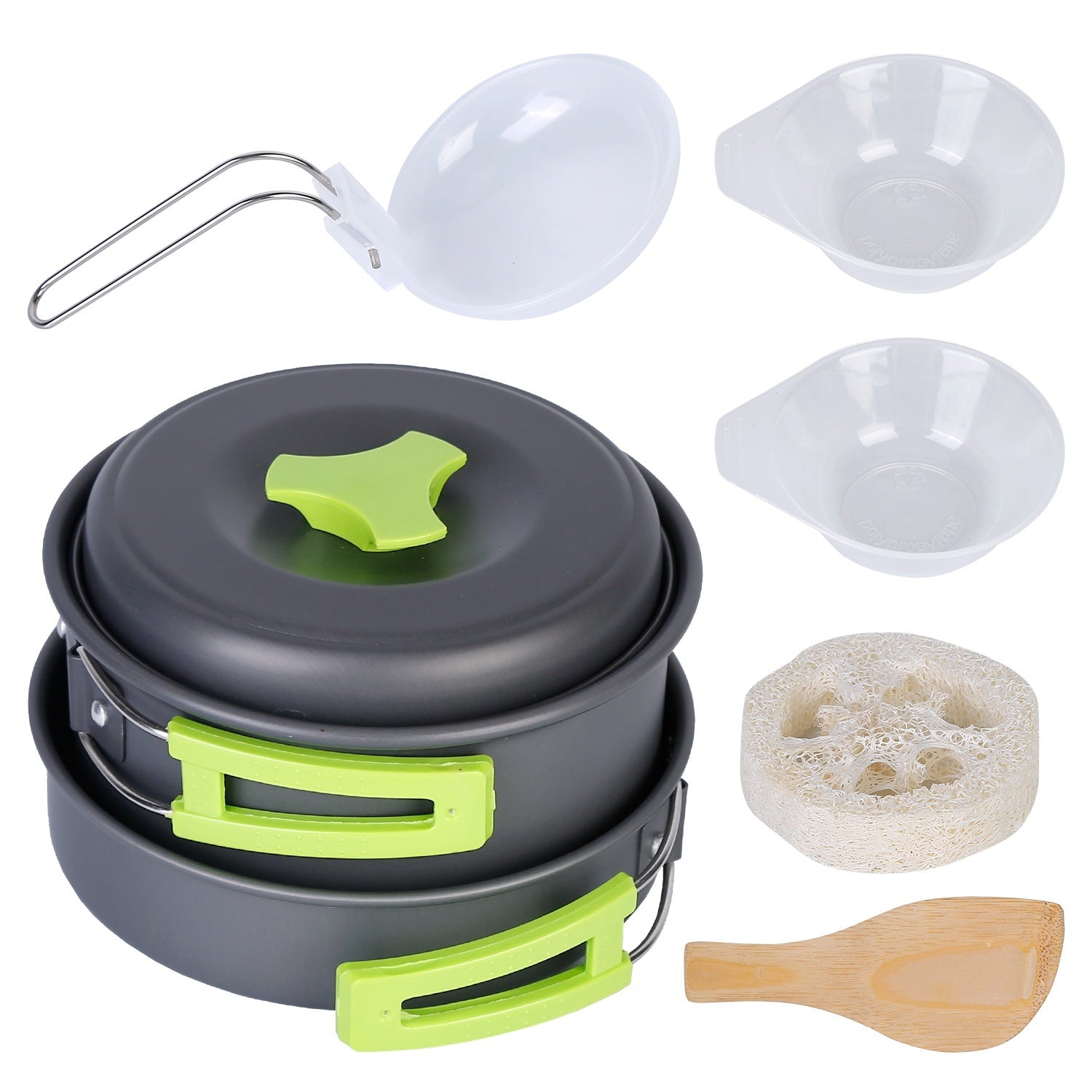 9Pcs Camping Cooking Ware Set Camping Stove Cookware Kit - Mountain Lakes Mall