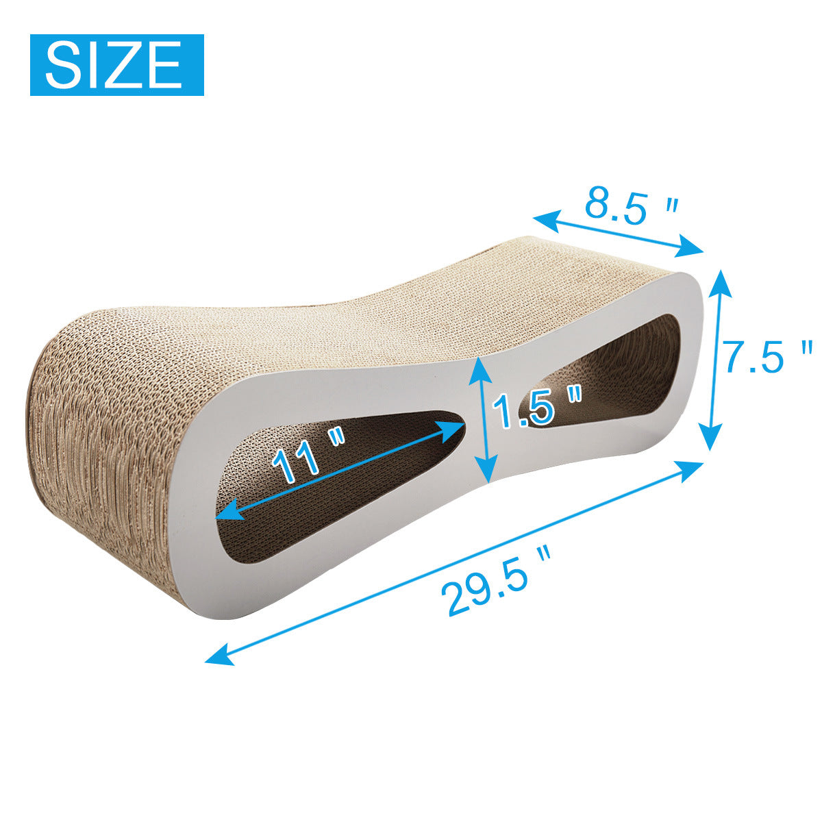 Cat-eyed Cat Scratcher and Lounge, Protect Furniture - Mountain Lakes Mall