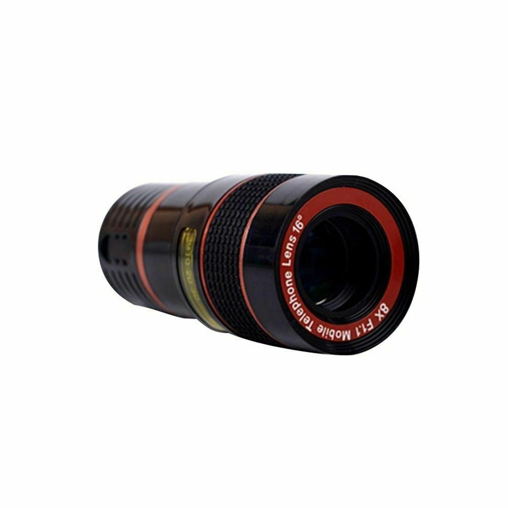 HD 8X Clip On Optical Zoom Telescope Camera Lens For Universal Mobile Cell Phone - Mountain Lakes Mall