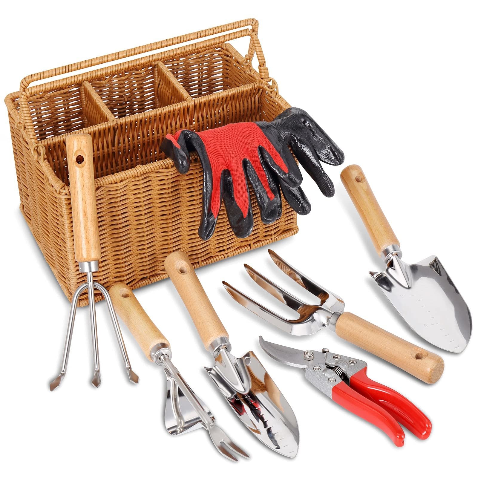 Gardening Hand Tools with Basket - Mountain Lakes Mall