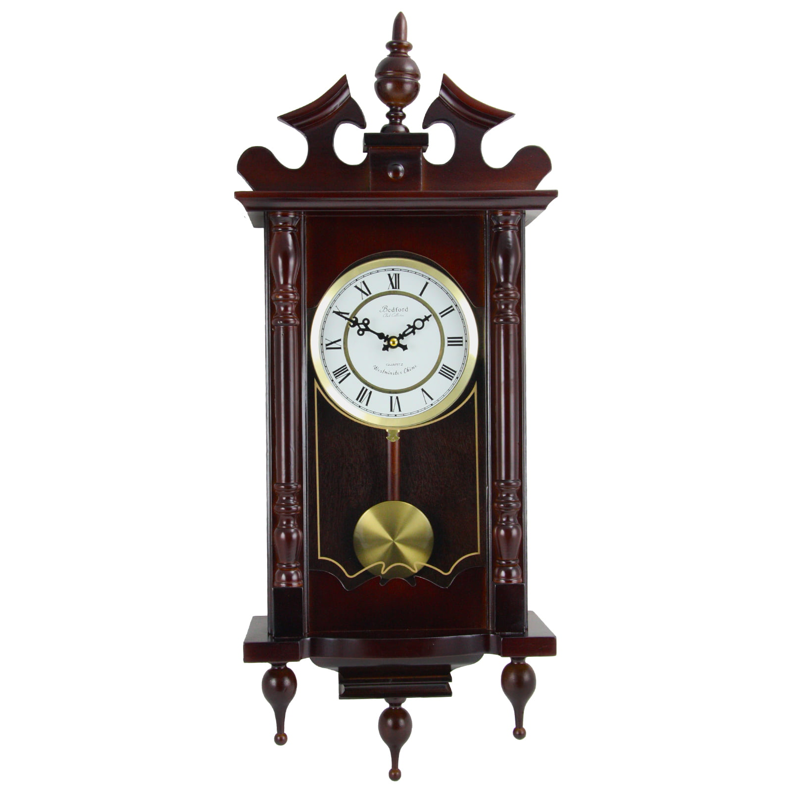 Bedford Clock Collection Classic 31" Chiming Wall Clock - Mountain Lakes Mall