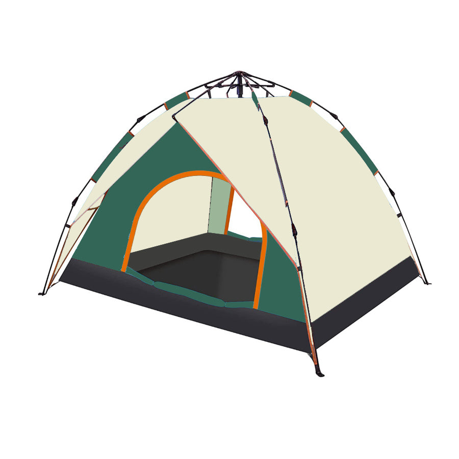 Camping dome tent is suitable for 2/3/4/5 people, waterproof, spacious, portable backpack tent - Mountain Lakes Mall