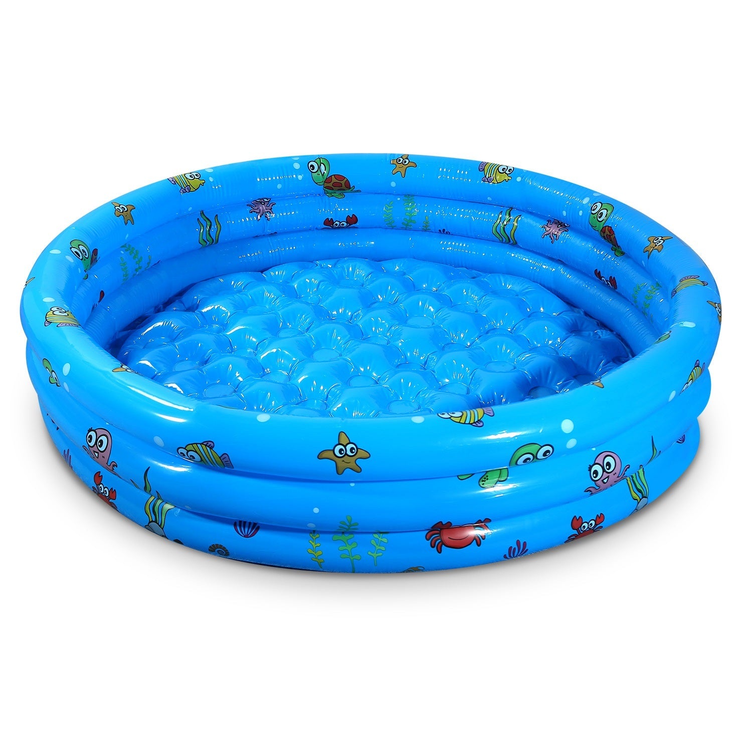 Inflatable Swimming Pool Blow Up Family Pool For 3 Kids - Mountain Lakes Mall