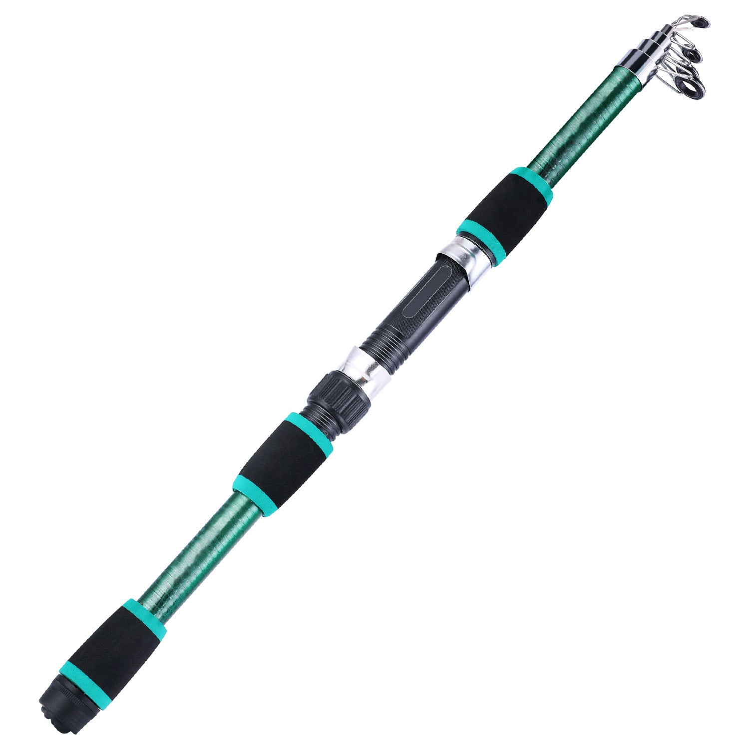 Sougayilang Travel Telescopic Fishing Rod Glass Fiber Fishing Pole - Mountain Lakes Mall